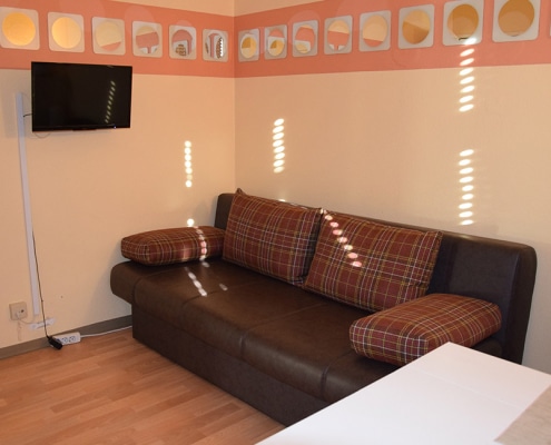 Schlafcouch in der Gästewohnung Franz-Körner-Str. 61a