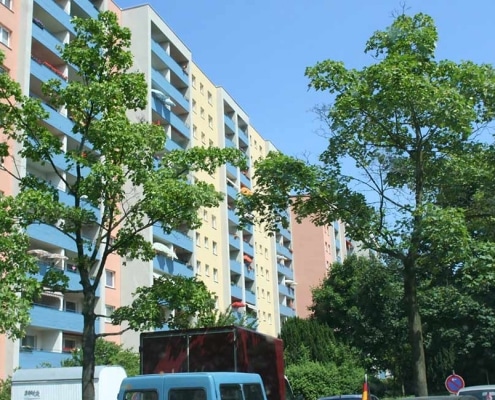 Foto Mehrfamilienhaus Gropiusstadt Balkone