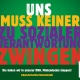 Werbebanner der Imagekampagne Wohnungsbaugenossenschaften Berlin