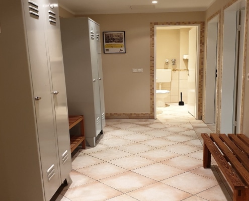 Umkleide der Sauna Franz-Körner-Str. 61a