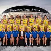 Basketball BBL Berlin 18.11.2009, Alba Berlin Basketballteam, Mannschaftsfoto Saison 2009/2010, Foto: Camera4